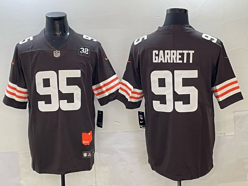 Men 2025 Cleveland Browns #95 Garrett brown Nike Limited NFL Jersey 002->cleveland browns->NFL Jersey